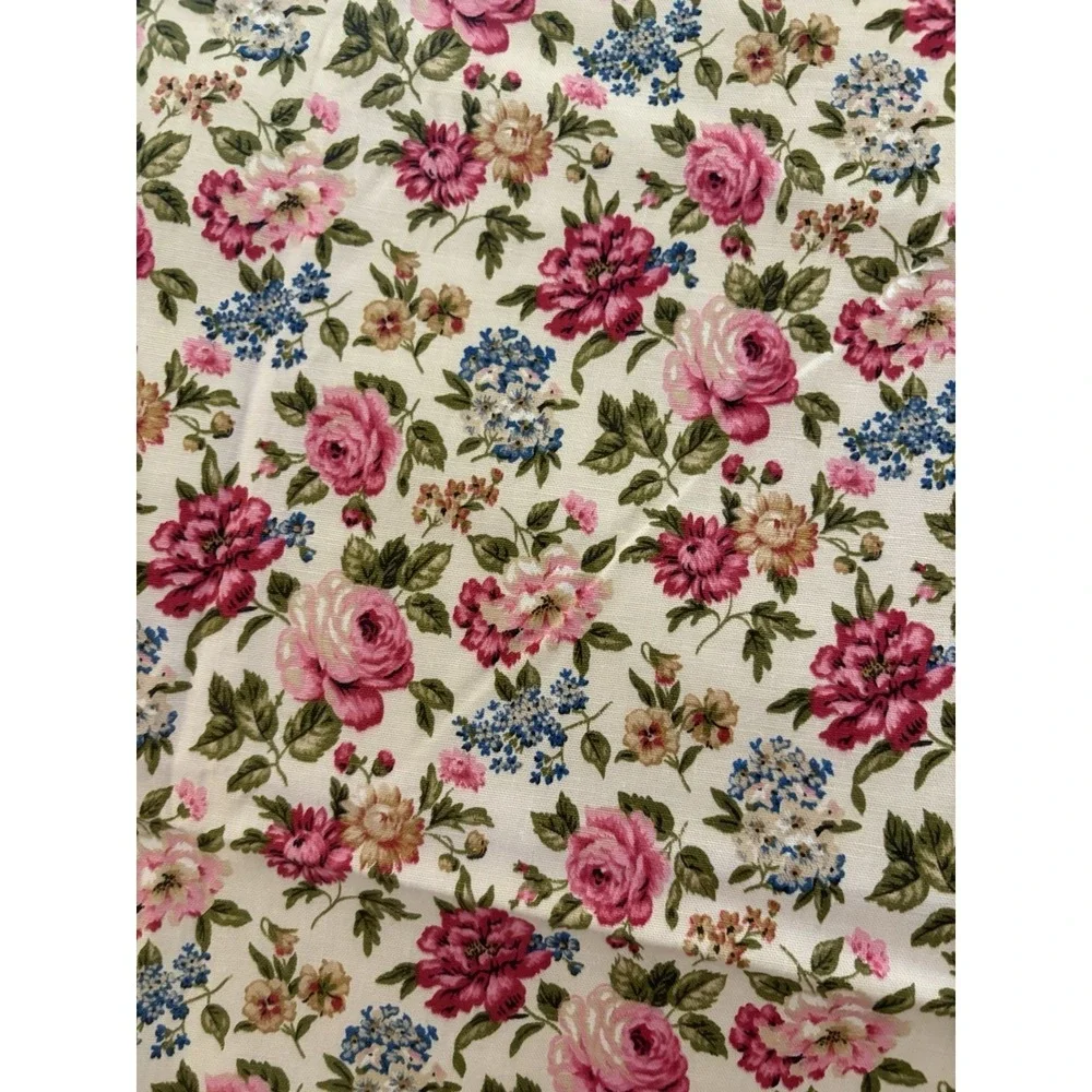 Vintage Waverly Floral Curtain 43